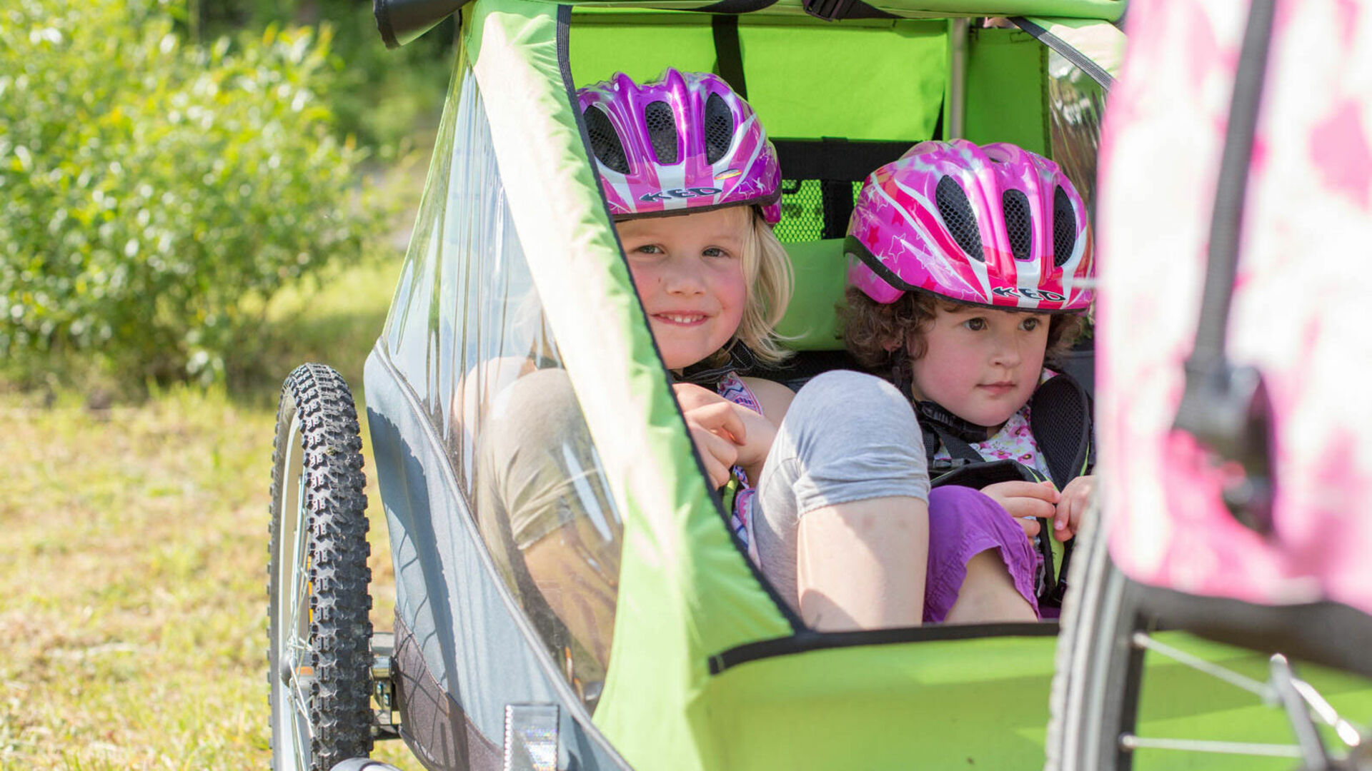 Radtour mit Kinderwagen durch das Sauerland